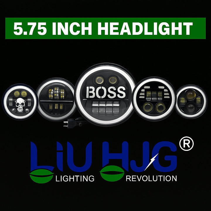 5.75 INCH ROUND LED HEADLIGHT - LIU HJG