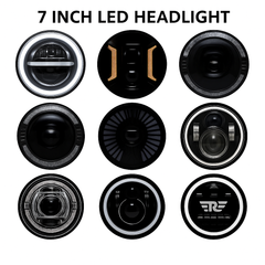 LIU HJG Led Headlights, 7 inch round led headlight, bike led headlight, liu hjg round light, 12 months warranty headlight, 7 inch led headlight, round led headlight, liu hjg led headlight