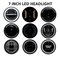 LIU HJG Led Headlights, 7 inch round led headlight, bike led headlight, liu hjg round light, 12 months warranty headlight, 7 inch led headlight, round led headlight, liu hjg led headlight