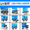 LIU HJG LED FOG LIGHT, led fog light with warranty, led fog light for bike, led fog light for car, led fog light for riding, liu hjg led fog light