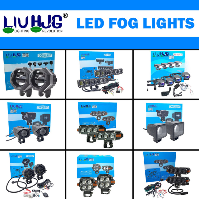 LIU HJG LED FOG LIGHT, led fog light with warranty, led fog light for bike, led fog light for car, led fog light for riding, liu hjg led fog light