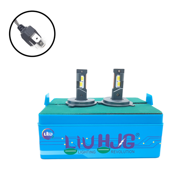 LIU HJG 120W WHITE LED HEADLIGHT BULB SET