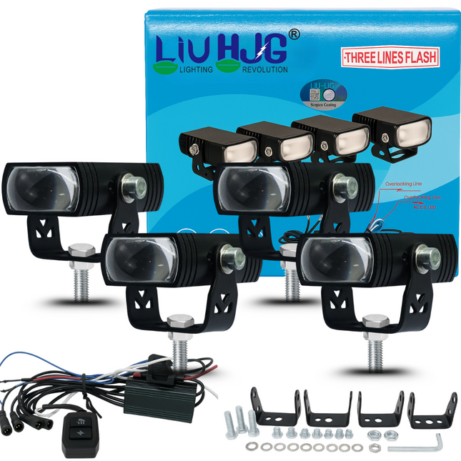 LIU HJG 4Pcs  Slim Drive LED Fog Light - LIU HJG