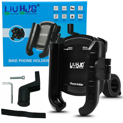 LIU HJG Bike Mobile Holder Featuring Handle & Mirror Fitting Type (Pack of 1) - LIU HJG