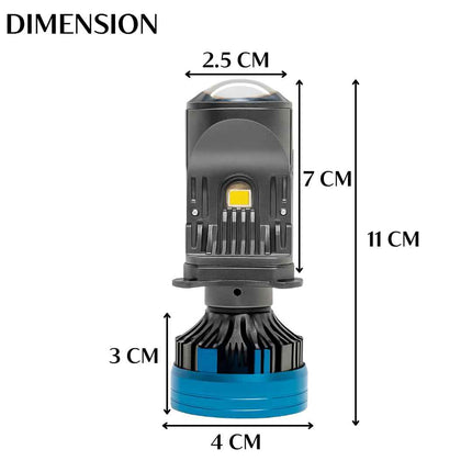 LIU HJG M01U H4 125W Pure White Lens Headlight Bulb for Superior Brightness - LIU HJG