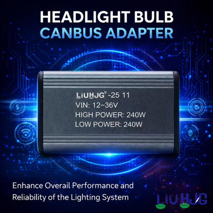 LIU HJG LED Headlight Bulb (H7) Fitting Ultra Bright Waterproof & Heat Dissipation 240W 12V DC Power High/Low Beam White Light Reflection Universal fit for All Bike & Car (Pack of 2) - LIU HJG
