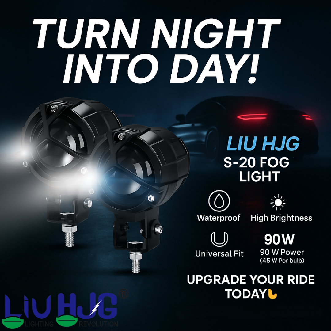 LIU HJG Mercedes Y-Lens Ultra-Wide LED Fog Lights (White/Yellow
