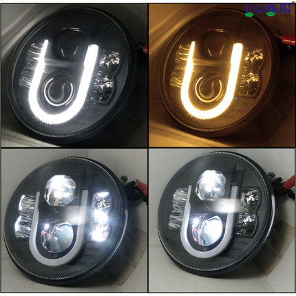 7 inch U Shape Round Headlight - LIU HJG