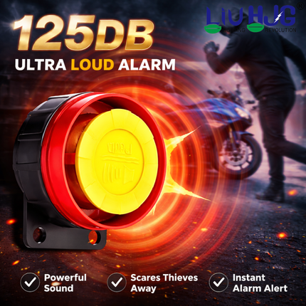 Motorcycle Anti Theft Two Way Alarm Device Universal For All Bikes (Pack Of 1 Set) - LIU HJG