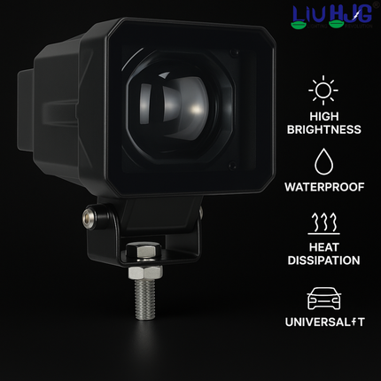 LIU HJG  80W SQUARE LENS FOG LIGHT SET - LIU HJG