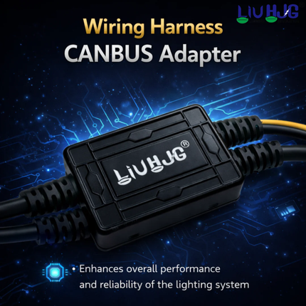 LIU HJG 3 Pin Premium Wiring Harness 3.4M Heavy Duty Copper Wire with Metal Wireless Switch for Auxiliary LED Fog Lights Universal Fit (Pack of 1) - LIU HJG