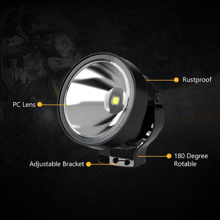 LIU HJG 4 inch fog light, white super bright driving light, LED fog lamp for bike and car, 4 inch LED fog light pair, high power fog lights, universal driving fog light, waterproof LED fog lamp, car fog light 4 inch, bike driving light 4 inch, super bright LED fog light, LIU HJG fog light 2pcs, 4 inch auxiliary light for vehicles