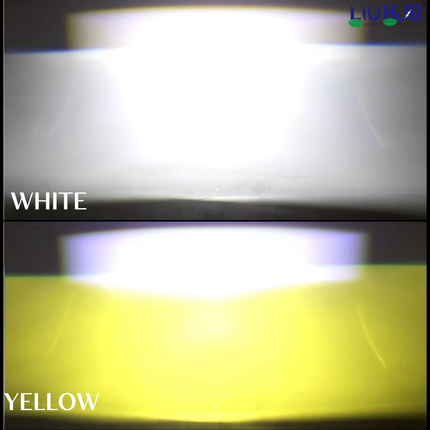 LIU HJG P65 60W LED Fog Light Yellow/White High-Performance Fog Lamp for Clear Visibility - LIU HJG