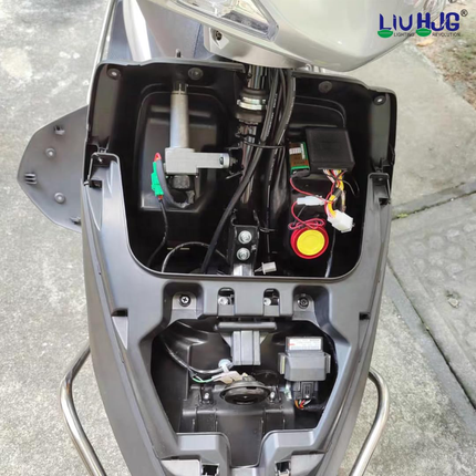 LIU HJG Anti-Theft Bike Security Alarm Kit with 1 Remote & 1 Foldable Key – Two-Way Alarm with 125 dB Loud Siren & Flashing Light | Anti-Theft Security for All Motorcycles & Scooters (Pack of 1)