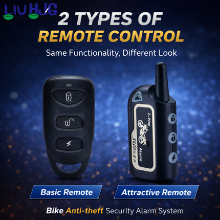Motorcycle Anti Theft Two Way Alarm Device Universal For All Bikes (Pack Of 1 Set) - LIU HJG