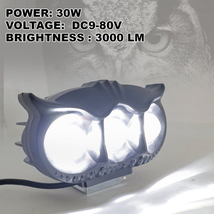 LED Owl Fog Light for Bikes, LIU HJG 3 Color Fog Light, Yellow White Red Fog Light, Red Devil Eye Bike Light, Flashing Pattern LED Fog Lamp, Universal Bike Fog Light 30W, DC 9-80V Fog Light, Motorcycle LED Owl Light, Multi-Mode Bike Fog Lamp, High Brightness LED Fog Light, Stylish Fog Light for Bikes, Devil Eye Fog Light for Motorcycle, Waterproof LED Fog Light for Bike, 3-in-1 Color Mode Fog Light, Universal Fit Fog Light for Bikes.