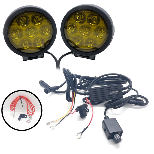 LIU HJG 7 LED Fog Light, 70W Round LED Fog Light, White Fog Light with Yellow Cap, Car Bike Universal Fog Light, Adjustable Lumens Fog Lamp, HJG LED Spot Driving Lamp, 7 LED Fog Light for Car, LED Fog Light with Wiring Kit, White Yellow Dual Color Fog Lamp, High Power Fog Light for Bike, Waterproof LED Fog Light, Compact LED Driving Light, 6000K LED Fog Lamp for Vehicles, Off-Road LED Fog Light, Motorcycle Fog Light with Switch, Universal Fit LED Fog Light, Scratch Resistant Fog Light, Aluminum Housing Fog 