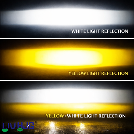 LIU HJG Future Eye 5 Lens LED Fog Light With Wiring Kit (Harness & Remote) Waterproof & Dustproof Power 75W Each (150W Total) 12V-80V DC Power HJG for Cars & Bikes (Pack of 2) - LIU HJG