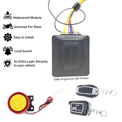 liu hjg bike alarm kit, two way bike alarm kit, anti theft bike alarm kit, universal bike alarm kit, anti theft bike alarm kit, universal bike alarm kit, hjg bike alarm kit
