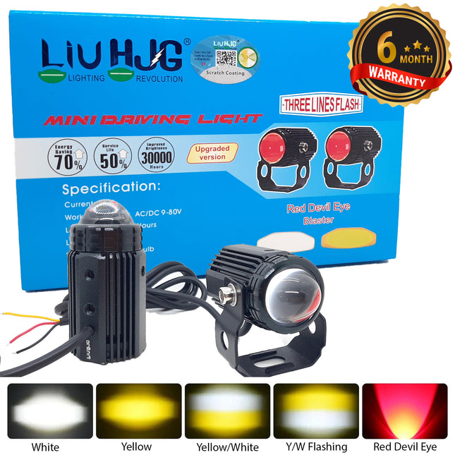 liu hjg v3 led fog light, hjg devil eye min drive, mini drive v3, led fog light, bike led light, car led light, v3 fog light
