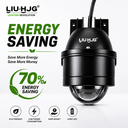 LIU HJG 3 Inch LED Projector Fog Light 70 Percent Energy Saving Core Technology