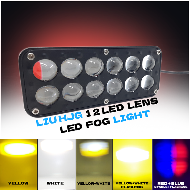 liu hjg 12 led fog light, liu hjg led fog light, bike ed fog light, car led fog light, liu hjg led fog light, multicolour rgb fog light, led fog light