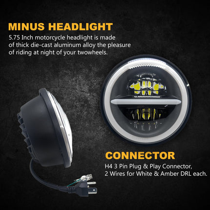 LIU HJG 5.7 inch LED headlight, round LED headlight for bike and car, minus LED headlamp, universal fit LED headlight, high brightness round headlight, 5.7 inch bike LED headlight, car LED headlight round shape, LIU HJG minus LED headlamp, waterproof LED headlight for vehicles, energy-efficient LED headlight, compact round LED light for bike, 12V LED headlight for car bike, durable LED headlight for motorcycles, stylish LED headlight for bikes and cars, universal round LED driving light