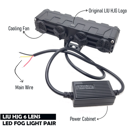 LIU HJG 6 LENS MEGA DRIVE FOG LIGHT