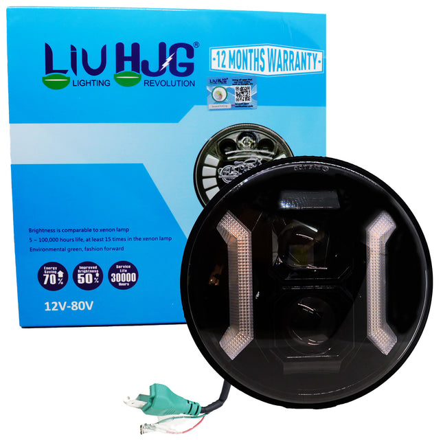 7 inch Round LED Headlight with DRL