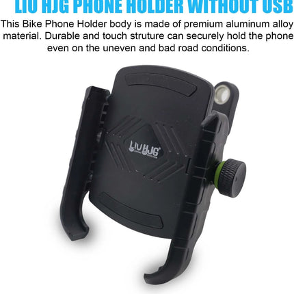 LIU HJG bike mobile holder, universal bike phone mount, 360 degree rotating mobile holder, motorcycle phone holder with clamp, adjustable bike phone stand, secure phone mount for bikes, mobile holder for all motorcycles, anti-slip mobile holder for bike, LIU HJG phone mount pack of 1, mobile holder with firm grip, bike handlebar phone mount, durable mobile holder for riding.