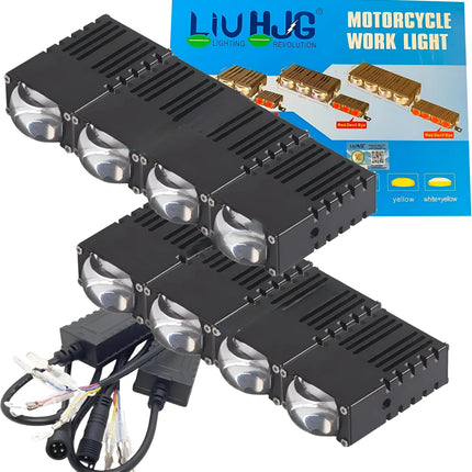LIU HJG Fog Light, 4 LED Fog Light, Yellow White Fog Lamp, Red Devil Eye Fog Light, Waymaker Fog Light, Car LED Fog Light, Bike LED Fog Lamp, Truck Fog Light 12V, High Low Beam Fog Light, 160W LED Fog Lamp, Dual Color Fog Light, Universal Fog Light for Vehicles, Motorcycle Fog Light with Devil Eye, LED Fog Light with Wiring Kit, Stylish LED Fog Light for Cars, HJG Red Devil Eye Light, Waterproof LED Fog Lamp, LED Driving Light for Off-Road, Auto Accessories LED Fog Light, Powerful Fog Lamp for Night Driving