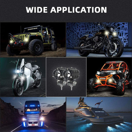 LIU HJG Mini Drive Fog Light, Double Color LED Fog Light, White Yellow Fog Lamp, 40W LED Fog Light, Universal Fog Light for Car and Bike, Dual Beam Fog Light, HJG Heavy Mini LED Light, Compact LED Fog Lamp, White & Yellow Driving Light, LED Fog Light for Bikes, Car LED Fog Light 40W, Waterproof Mini Fog Light, HJG Dual Color Fog Light.