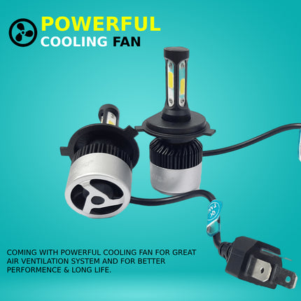 H4 LED Headlight Bulbs for Car and Bike, LIU HJG COB LED Bulbs, 6500K White Headlight Bulb, LED Headlight with Warranty, Plug and Play H4 LED Bulb, Universal LED Headlight for Vehicles, High Brightness LED Car Bulbs, Energy Efficient Bike Headlight, LED Headlight Conversion Kit, Long Life LED Headlight Pack of 2, Waterproof LED Bulbs for Cars and Motorcycles.
