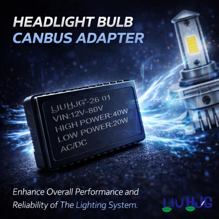 LIU HJG Headlight Bulb canbus Adapter Box AC DC 12V-80V Stable Power Controller