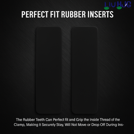 LIU HJG Perfect Fit Non Slip Rubber Inserts Anti Scratch Vibration Dampening Gaskets