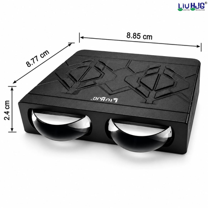 Dimensions Chart for LIU HJG S102 Fog Light 8.85cm Length 8.77cm Width 2.4cm Height