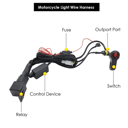 LIU HJG fog lights, 50W round LED fog light, 5-LED fog lamp, yellow-cap fog light, universal fog light kit, car & bike auxiliary light, waterproof driving lamp, high-brightness fog lamp