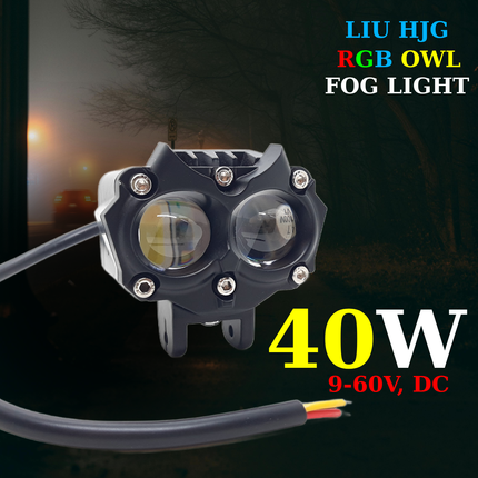 IU HJG Owl LED Fog Light, Multicolor LED Fog Light, RGB Fog Light for Bike and Car, Yellow White LED Fog Lamp, Flashing DRL Fog Light, Owl Shape LED Light, Universal RGB Fog Light, LED Fog Light with DRL Modes, Stable Flashing Fog Light, Decorative Fog Light for Vehicles, Color Changing Fog Light, LED Fog Light with Multicolor Effects, LIU HJG Multimode Fog Lamp, Stylish Owl LED Fog Light, Universal Fit Fog Lamp for Bike & Car