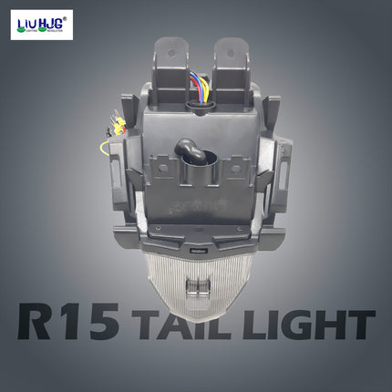 Red LED Bike Tail Light with Yellow Turn Signal Indicators